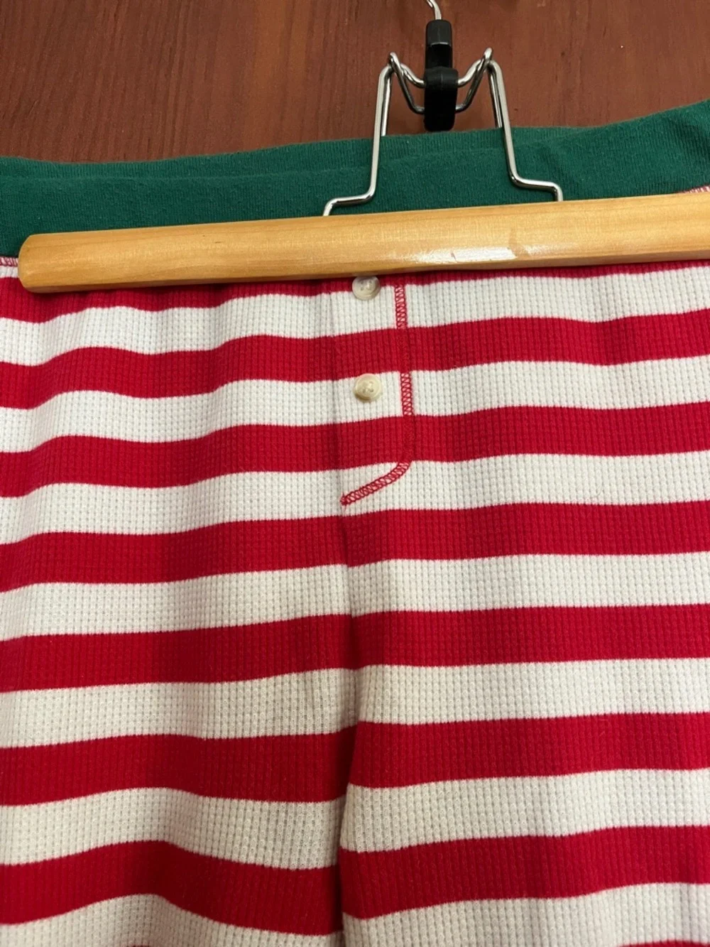 Old Navy Red and white Striped Xmas pjs - Picture 2 of 6